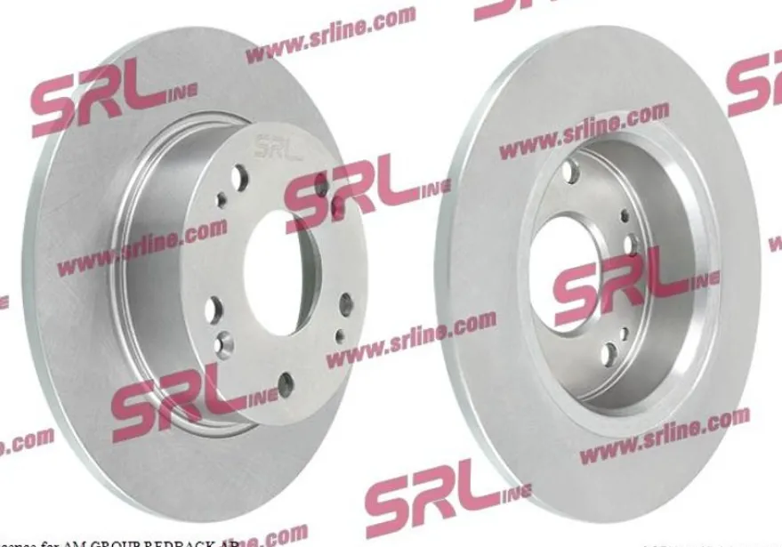 Bromsskiva Bakaxel 2 st till HONDA ACCORD