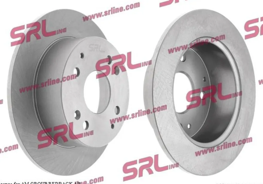 Bromsskiva Bakaxel 2 st till HONDA ACCORD