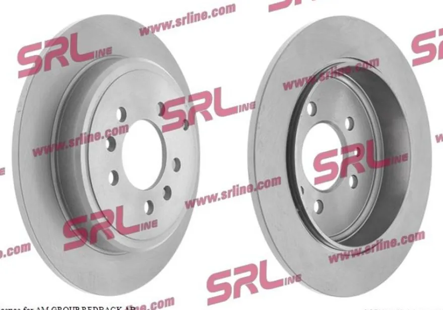 Bromsskiva Bakaxel 2 st till PEUGEOT 607 (9D, 9U)