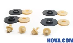 Clips Runda för Bilmattor Beige