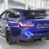 Dekorlist baklucka BMW 3-serie G21 Touring LCI 2022– Blank Svart