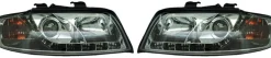 Devil Eyes Strålkastare Krom Audi A4 (B6/8E) 2001-2004