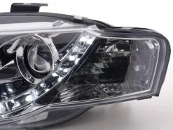 Devil Eyes Strålkastare Krom Audi A4 (B7/8E) 2005-2007