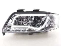 Devil Eyes Strålkastare Krom Audi A6 (C5/4B) 1997-2001