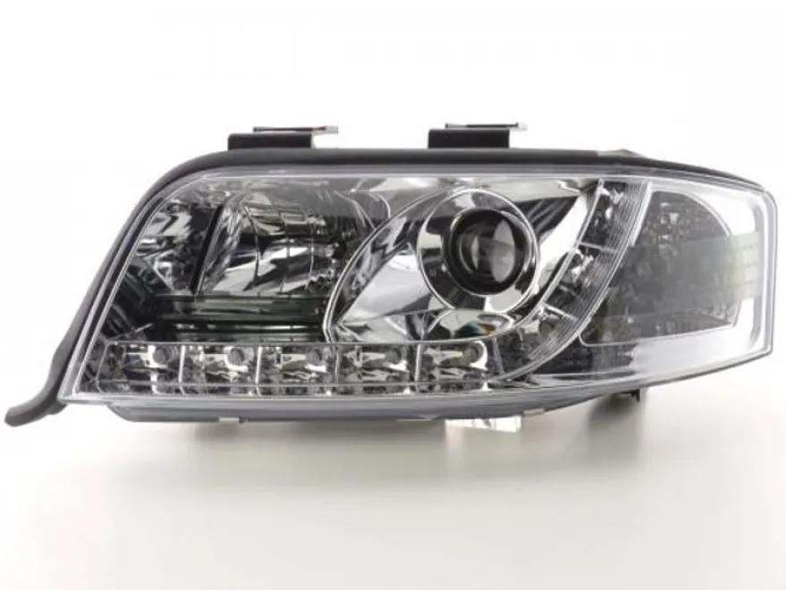 Devil Eyes Strålkastare Krom Audi A6 (C5/4B) 2001-2003
