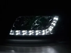 Devil Eyes Strålkastare Krom Audi A6 (C5/4B) 2001-2003
