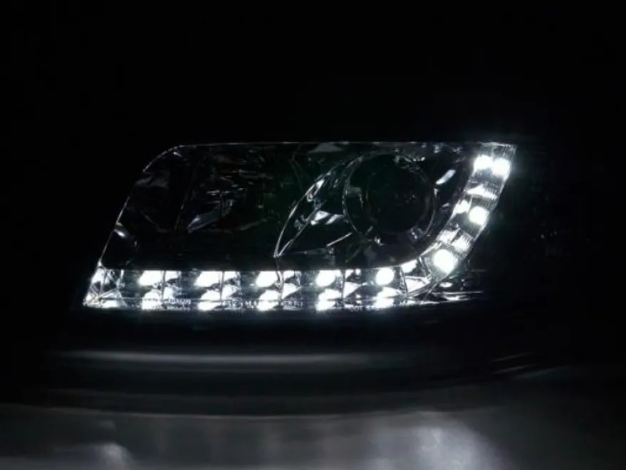 Devil Eyes Strålkastare Krom Audi A6 (C5/4B) 2001-2003