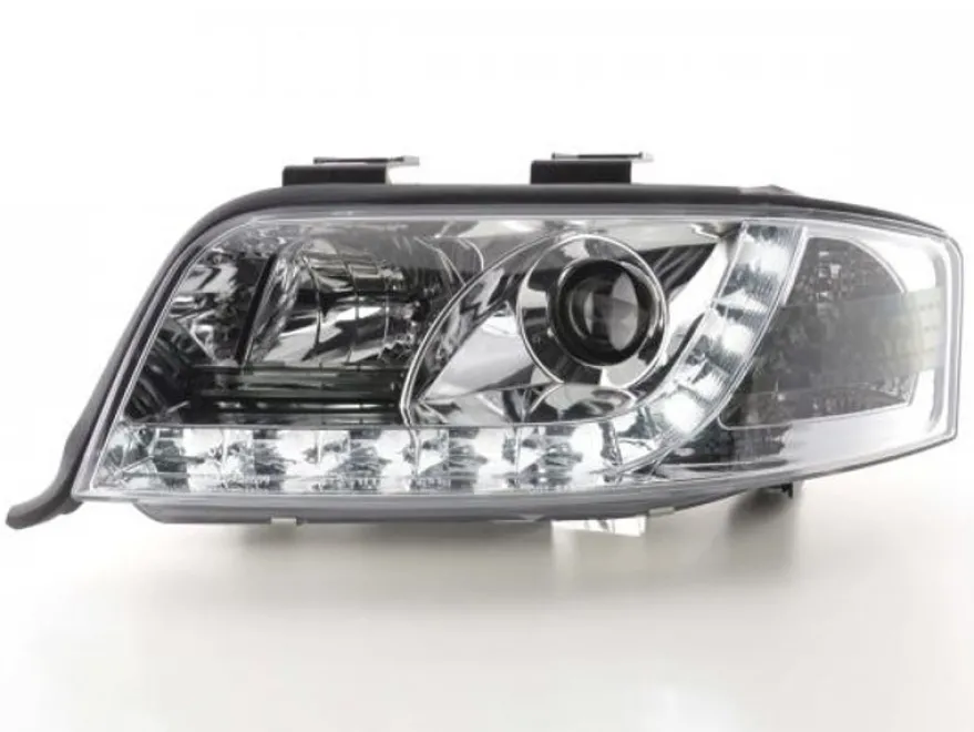 Devil Eyes Strålkastare Krom Audi A6 (C5/4B) 2001-2003