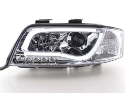 Devil Eyes Strålkastare Krom Audi A6 (C5/4B) 2001-2004