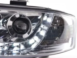 Devil Eyes Strålkastare Krom Audi A6 (C5/4B) 1997-2001