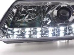 Devil Eyes Strålkastare Krom Audi A6 (C5/4B) 1997-2001
