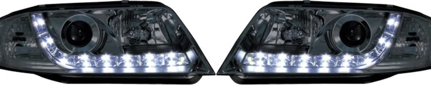 Devil Eyes Strålkastare Krom Audi A6 (C5/4B) 1997-2001