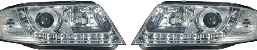 Devil Eyes Strålkastare Krom Audi A6 (C5/4B) 1997-2001