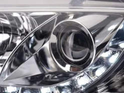 Devil Eyes Strålkastare Krom Audi A3 (8P) 2003-2007