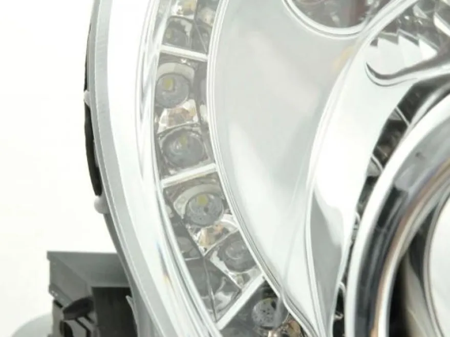 Devil Eyes Strålkastare Krom Fiat 500 (150) 2007-2015
