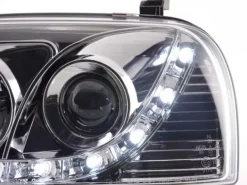 Devil Eyes Strålkastare Krom VW Golf MK3 1991-1997
