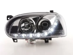 Devil Eyes Strålkastare Krom VW Golf MK3 1991-1997