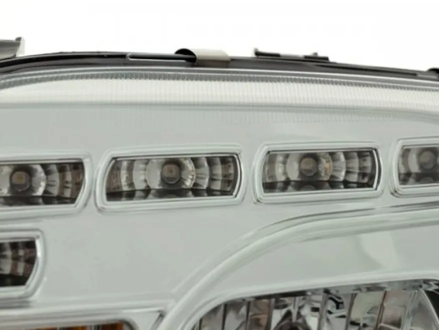 Devil Eyes Strålkastare Krom VW Touran (1T) 2003-2006 & VW Caddy (2K) 2004-2010
