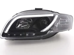 Devil Eyes Strålkastare Svart Audi A4 (B7/8E) 2005-2007