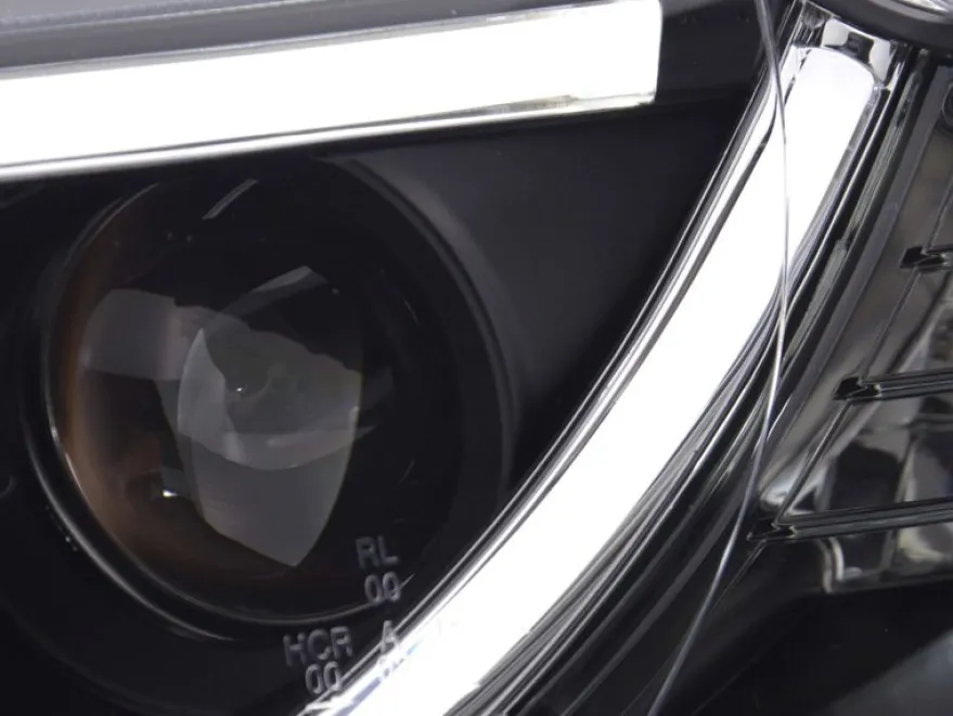 Devil Eyes Strålkastare Svart Audi A4 (B7/8E) 2005-2007