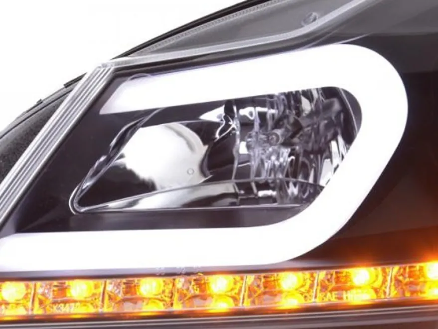 Devil Eyes Strålkastare Svart Mercedes-Benz C-Klass W204 2011-2014