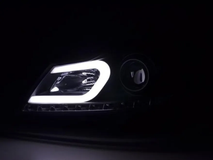 Devil Eyes Strålkastare Svart Mercedes-Benz C-Klass W204 2011-2014