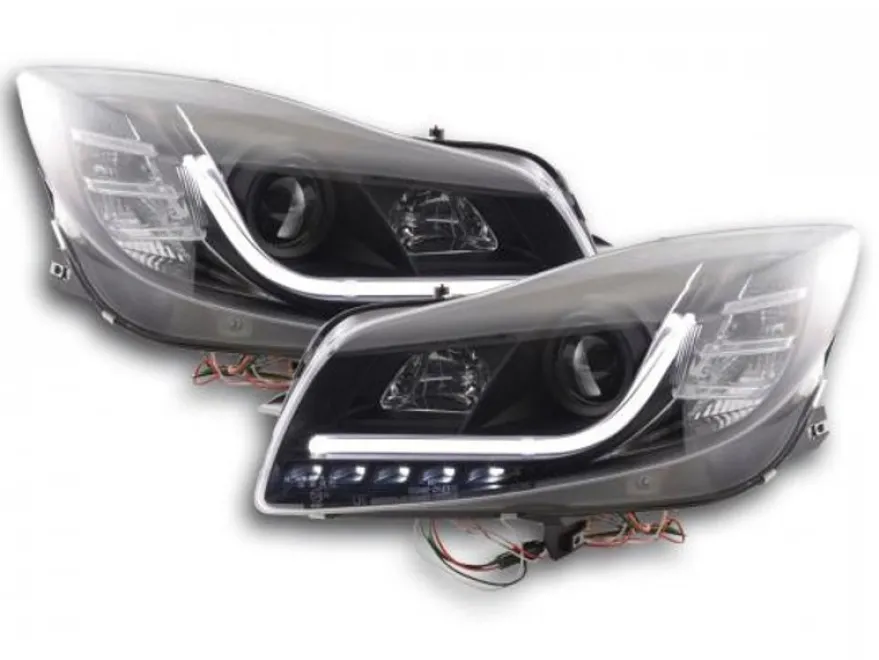 Devil Eyes Strålkastare Svart Opel Insignia 2008-2013