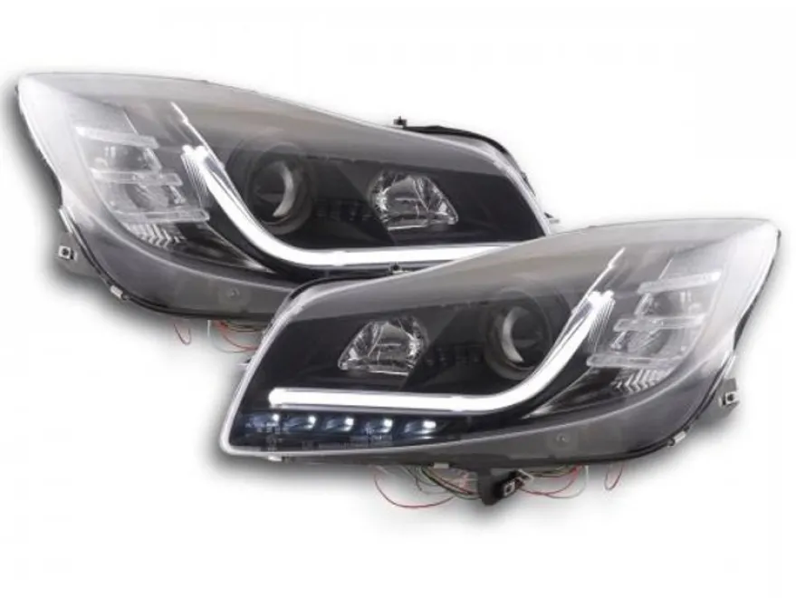 Devil Eyes Strålkastare Svart Opel Insignia 2008-2013