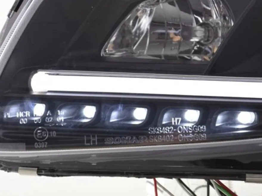 Devil Eyes Strålkastare Svart Opel Insignia 2008-2013