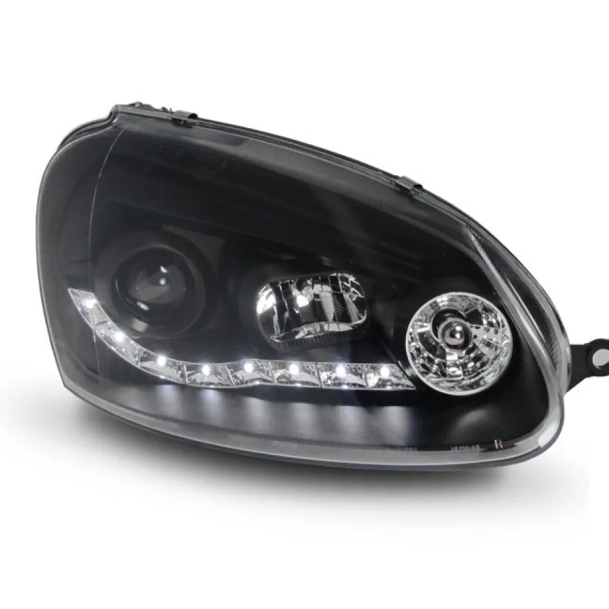 Devil Eyes Strålkastare Svart VW Golf MK5 2003-2005