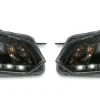 Devil Eyes Strålkastare Svart VW Golf MK6 2008-2012