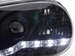 Devil Eyes Strålkastare Svart VW Golf MK4 1997-2004