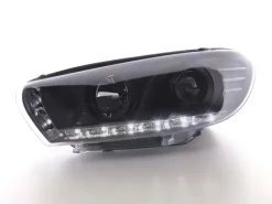 Devil Eyes Strålkastare Svart VW Scirocco MK3 2008-2014