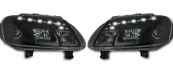 Devil Eyes Strålkastare Svart VW Touran (1T) 2003-2006 & VW Caddy (2K) 2004-2010