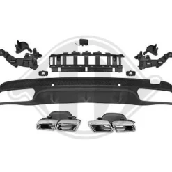 Diffuser Mercedes C-Klass W205 2015-2018