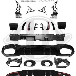 Diffuser paket Mercedes A-Klass W177 2018-2022