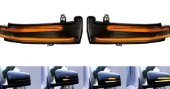 Dynamic LED Spegelblinkers Mercedes Benz A, B, C, E, S-Klass mm