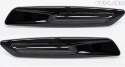 Dynamisk Led Skärmblinkers F10-Look Smoke/Blank Svart BMW 1, 3, 5-Serie