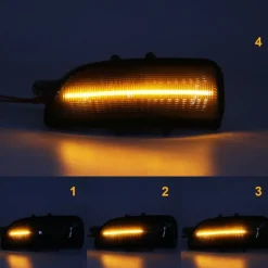 Dynamisk LED Spegelblinkers Volvo V70, C70, S80, S60, V50, V40, S40, C30