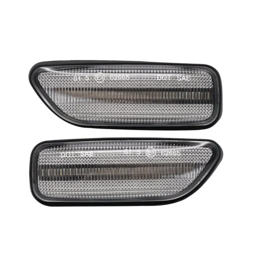 Dynamisk Led Vit Skärmblinkers Volvo V70, V70XC, S60, S80, XC90