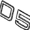 Emblem ''D5'' Volvo V70, XC70, C30, XC90, S40N/V50, XC60, S80