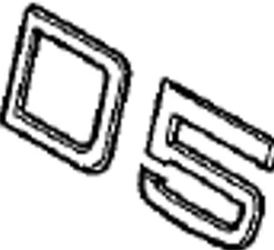 Emblem ''D5'' Volvo V70, XC70, C30, XC90, S40N/V50, XC60, S80