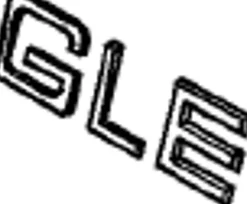 Emblem ''GLE'' Volvo V70 1997-2000
