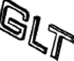 Emblem ''GLT'' Volvo V70 1997-2000