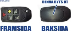 Emblem R-Design till Nyckel Volvo S60, V70II