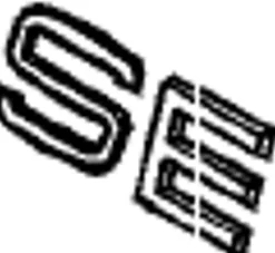 Emblem ''SE'' Volvo V70 1997-2000