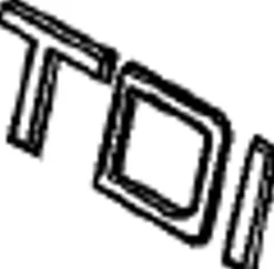 Emblem ''TDI'' Volvo V70 1997-2000