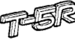 Emblem ''T-5R'' Volvo 850, 855