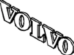 Emblem ''VOLVO'' Volvo S90, V90, V70 1997-2000