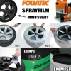 FoliaTec Sprayfilm Matt-Svart 1x Burk 400ml (ca 2st fälgar)
